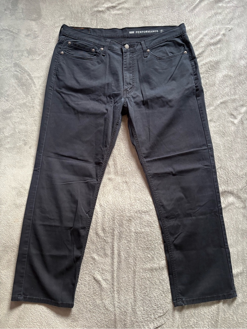 Levi's 541 Jeans Mens 36x30 Gray Tapered Performance Denim Charcoal Wash Pants